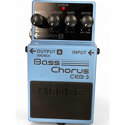Used BOSS CEB3 Bass Chorus Bass Effect Pedal