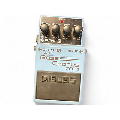 Used BOSS CEB3 Bass Chorus Bass Effect Pedal