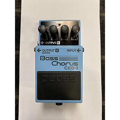 Used BOSS CEB3 Bass Chorus Bass Effect Pedal