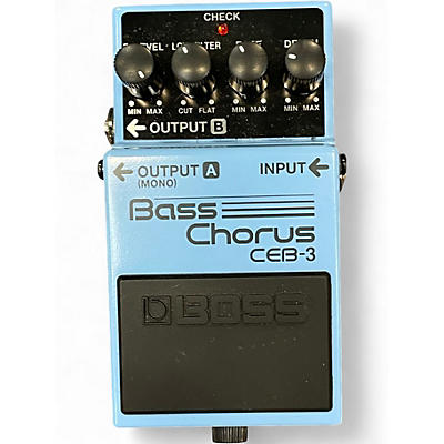 Used BOSS CEB3 Bass Chorus Bass Effect Pedal