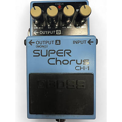 BOSS Used BOSS CH1 Super Chorus Effect Pedal