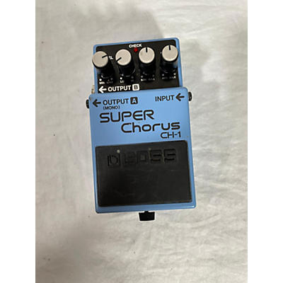 BOSS Used BOSS CH1 Super Chorus Effect Pedal