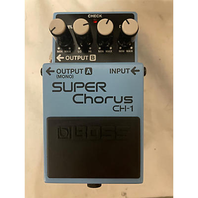 BOSS Used BOSS CH1 Super Chorus Effect Pedal