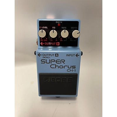 BOSS Used BOSS CH1 Super Chorus Effect Pedal