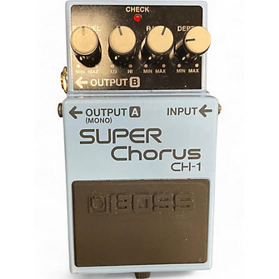 BOSS Used BOSS CH1 Super Chorus Effect Pedal