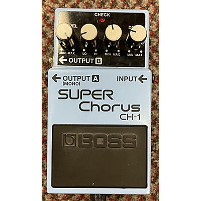 BOSS Used BOSS CH1 Super Chorus Effect Pedal