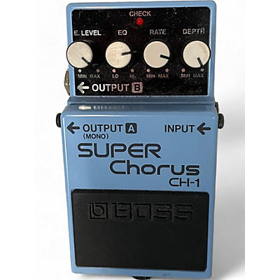 BOSS Used BOSS CH1 Super Chorus Effect Pedal