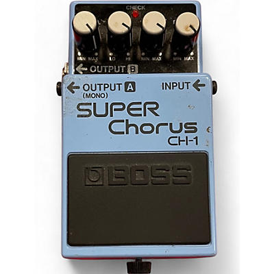 BOSS Used BOSS CH1 Super Chorus Effect Pedal