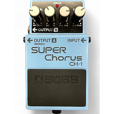 BOSS Used BOSS CH1 Super Chorus Effect Pedal