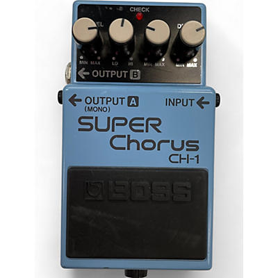 BOSS Used BOSS CH1 Super Chorus Effect Pedal