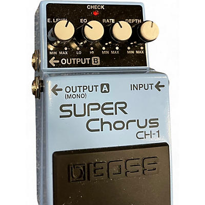 BOSS Used BOSS CH1 Super Chorus Effect Pedal