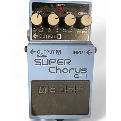 BOSS Used BOSS CH1 Super Chorus Effect Pedal