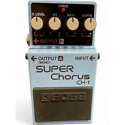 BOSS Used BOSS CH1 Super Chorus Effect Pedal