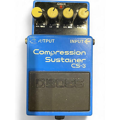 Used BOSS COMPRESSION SUSTAIN CS3 Effect Pedal