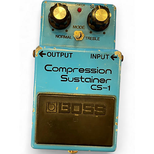 Used BOSS CS-1 COMPRESSION SUSTAINER Effect Pedal