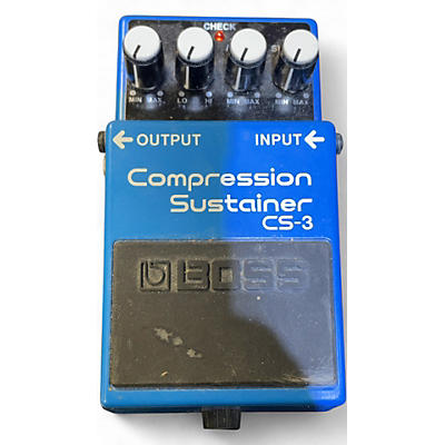 Used BOSS CS-3 Compression Sustainer Effect Pedal