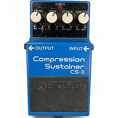 Used BOSS CS-3 Compressoion Sustainer Effect Pedal