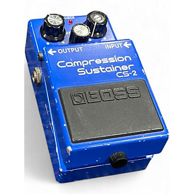 Used BOSS CS2 Compressor Sustainer Effect Pedal