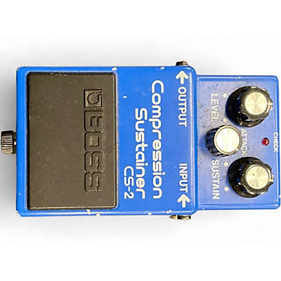 Used BOSS CS2 Compressor Sustainer Effect Pedal