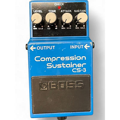 Used BOSS CS3 Compressor Sustainer Effect Pedal