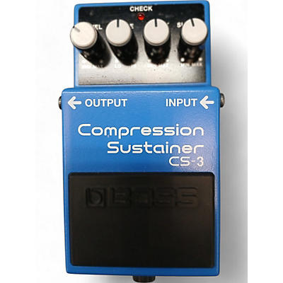 Used BOSS CS3 Compressor Sustainer Effect Pedal