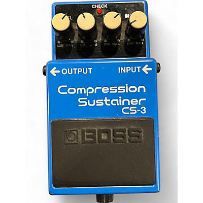 Used BOSS CS3 Compressor Sustainer Effect Pedal