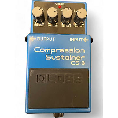 Used BOSS CS3 Compressor Sustainer Effect Pedal