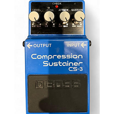 Used BOSS CS3 Compressor Sustainer Effect Pedal