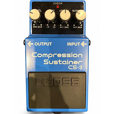 Used BOSS CS3 Compressor Sustainer Effect Pedal