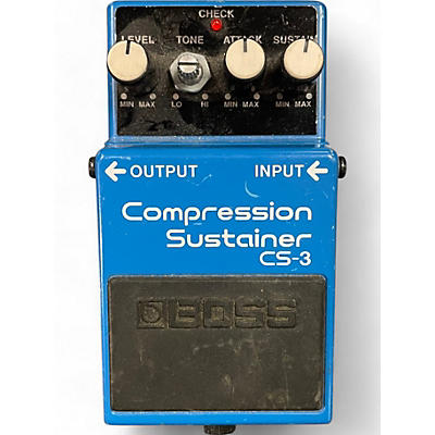 Used BOSS CS3 Compressor Sustainer Effect Pedal