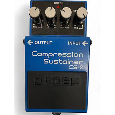 Used BOSS CS3 Compressor Sustainer Effect Pedal