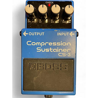 Used BOSS CS3 Compressor Sustainer Effect Pedal