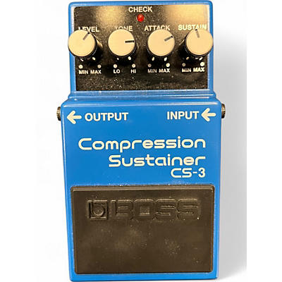 Used BOSS CS3 Compressor Sustainer Effect Pedal