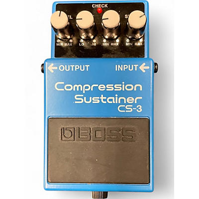 Used BOSS CS3 Compressor Sustainer Effect Pedal