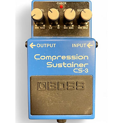 Used BOSS CS3 Compressor Sustainer Effect Pedal