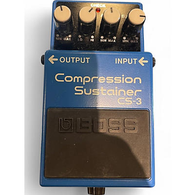 Used BOSS CS3 Compressor Sustainer Effect Pedal