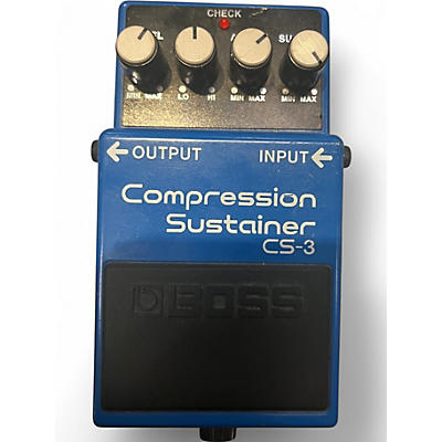 Used BOSS CS3 Compressor Sustainer Effect Pedal