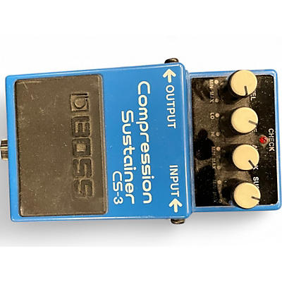 Used BOSS CS3 Compressor Sustainer Effect Pedal