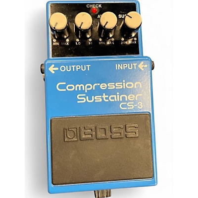 Used BOSS CS3 Compressor Sustainer Effect Pedal