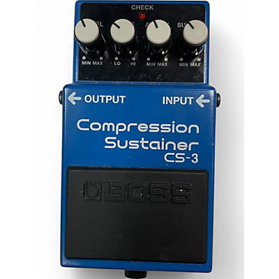 Used BOSS CS3 Compressor Sustainer Effect Pedal