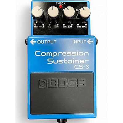 Used BOSS CS3 Compressor Sustainer Effect Pedal