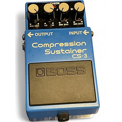 Used BOSS CS3 Compressor Sustainer Effect Pedal