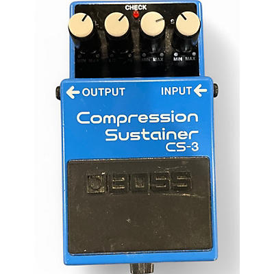 Used BOSS CS3 Compressor Sustainer Effect Pedal