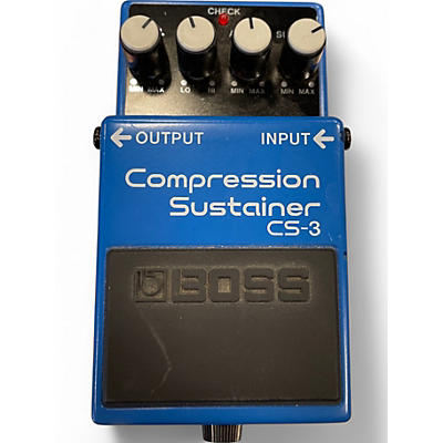 Used BOSS CS3 Compressor Sustainer Effect Pedal