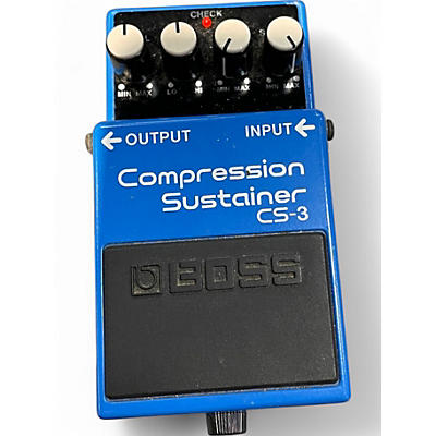 Used BOSS CS3 Compressor Sustainer Effect Pedal