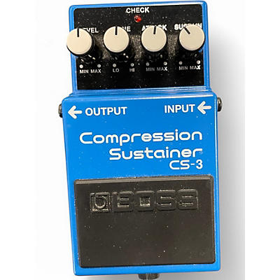 Used BOSS CS3 Compressor Sustainer Effect Pedal