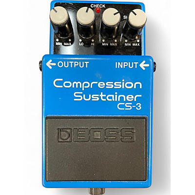 Used BOSS CS3 Compressor Sustainer Effect Pedal