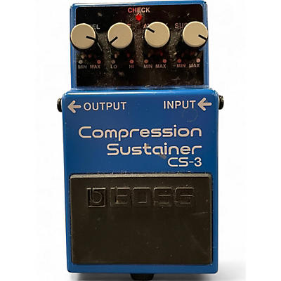 Used BOSS CS3 Compressor Sustainer Effect Pedal