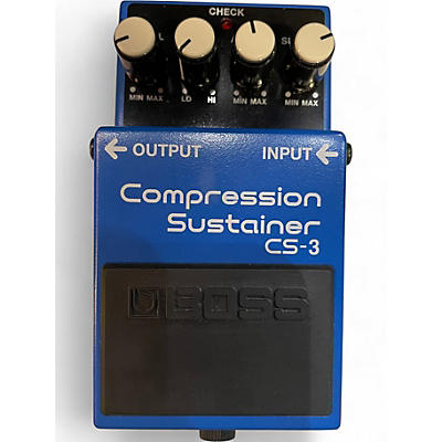 Used BOSS CS3 Compressor Sustainer Effect Pedal