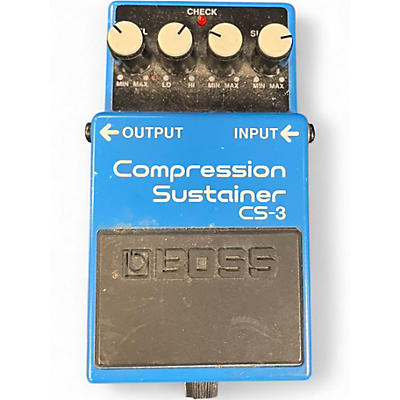 Used BOSS CS3 Compressor Sustainer Effect Pedal